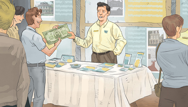 Want More Visitors In Your Booth? Use A “Big Bill” Like This One And Stop People In Their Tracks…