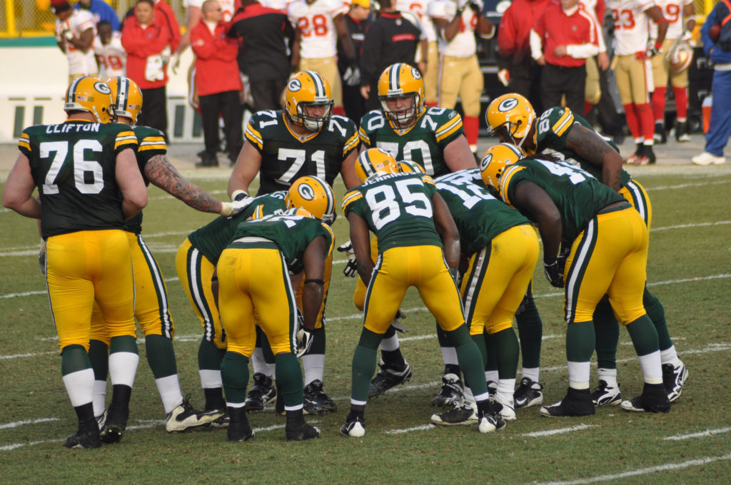 Green Bay Packers with Aaron Rodgers Confidence