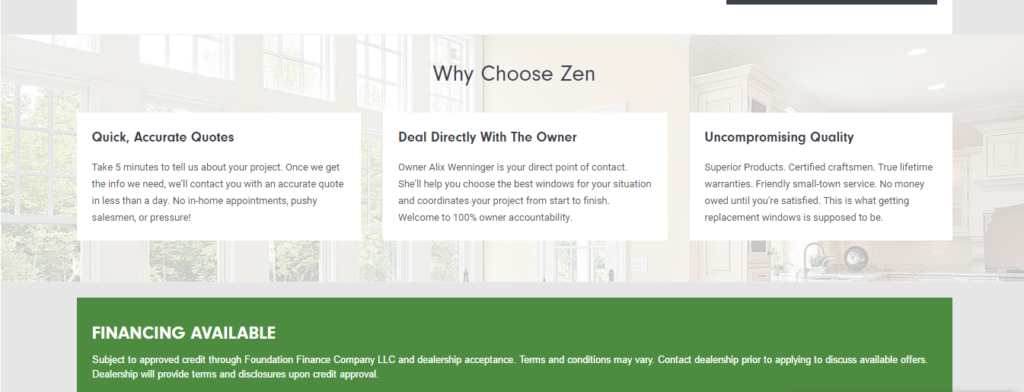 Zen Windows Des Moines Below Fold 2