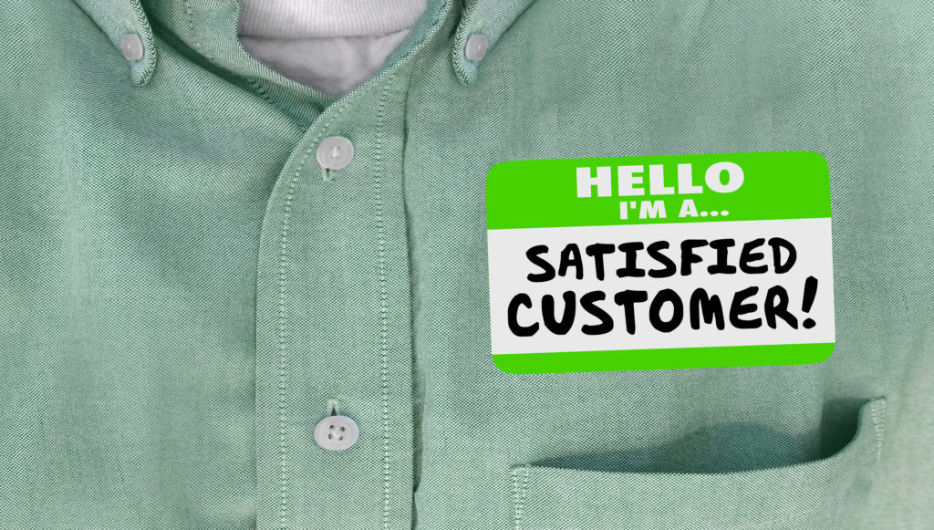 putting satisfied customers on your website