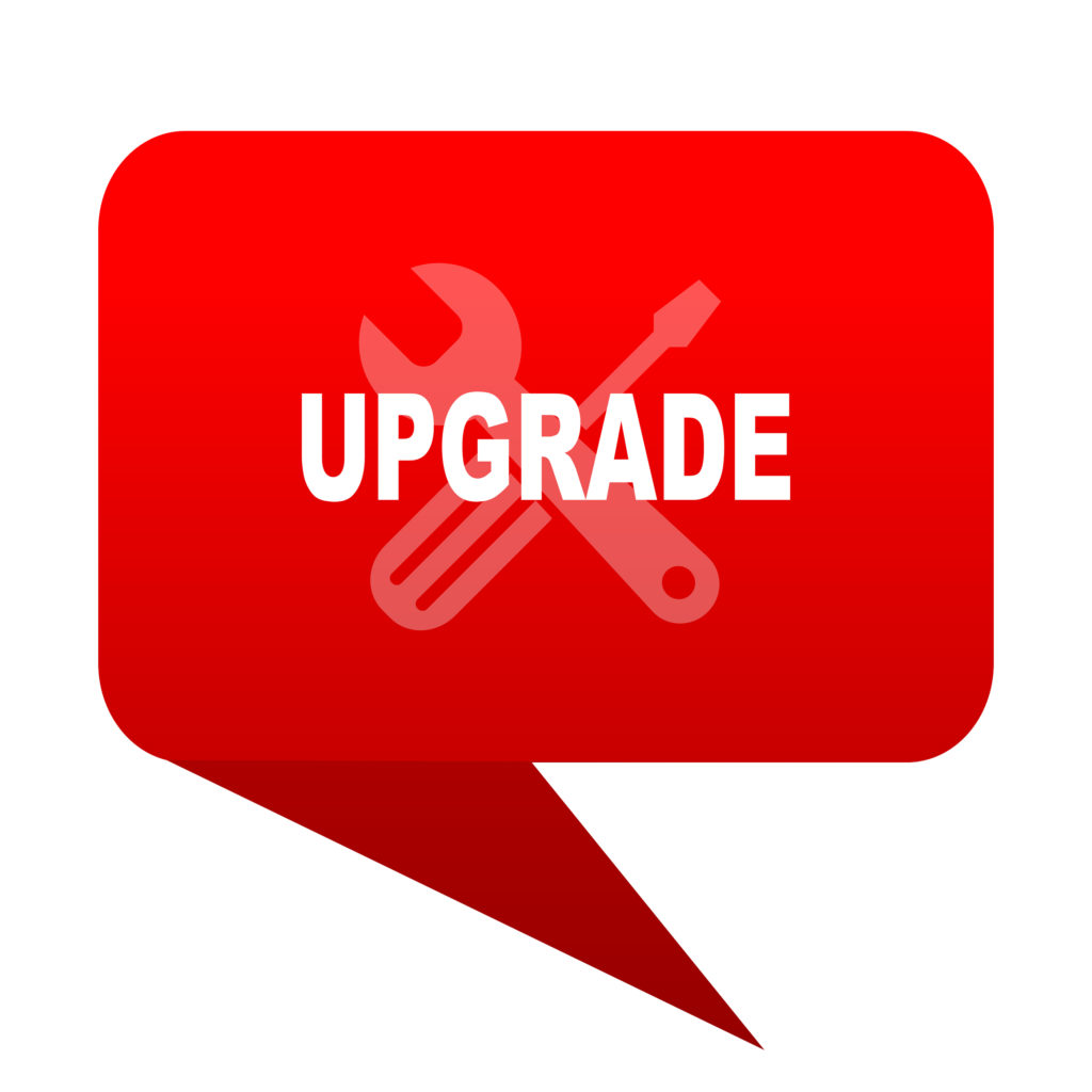 a big seo upgrade announcement buble