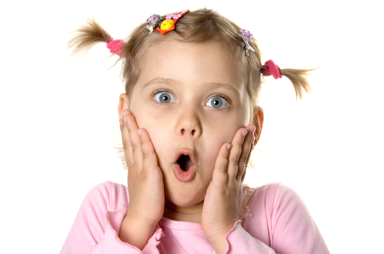 little girl surprised at a depleted ppc budget.